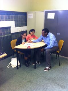 Image of pupils being tutored